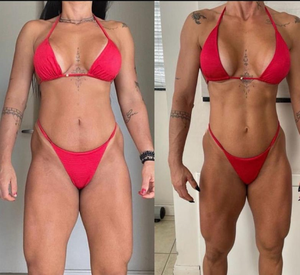 Antes e depois de aluno do Team Dias Lobo